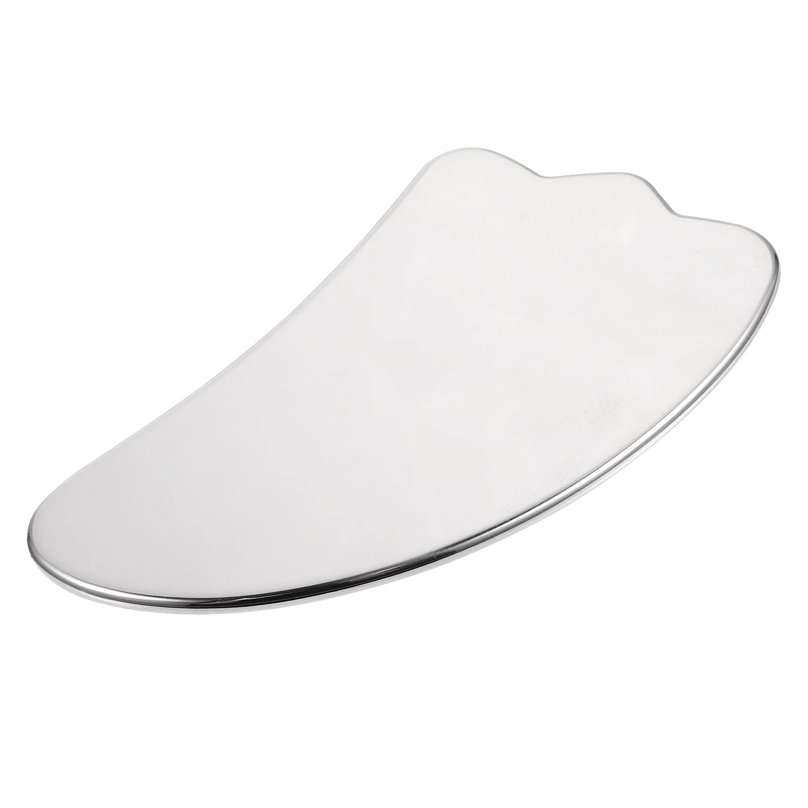 

1pc Facial Massage Gua Sha Board Stainless Steel Scraping Plate For Face Body Pain Relief Tool Skincare Instrument Massage Tool