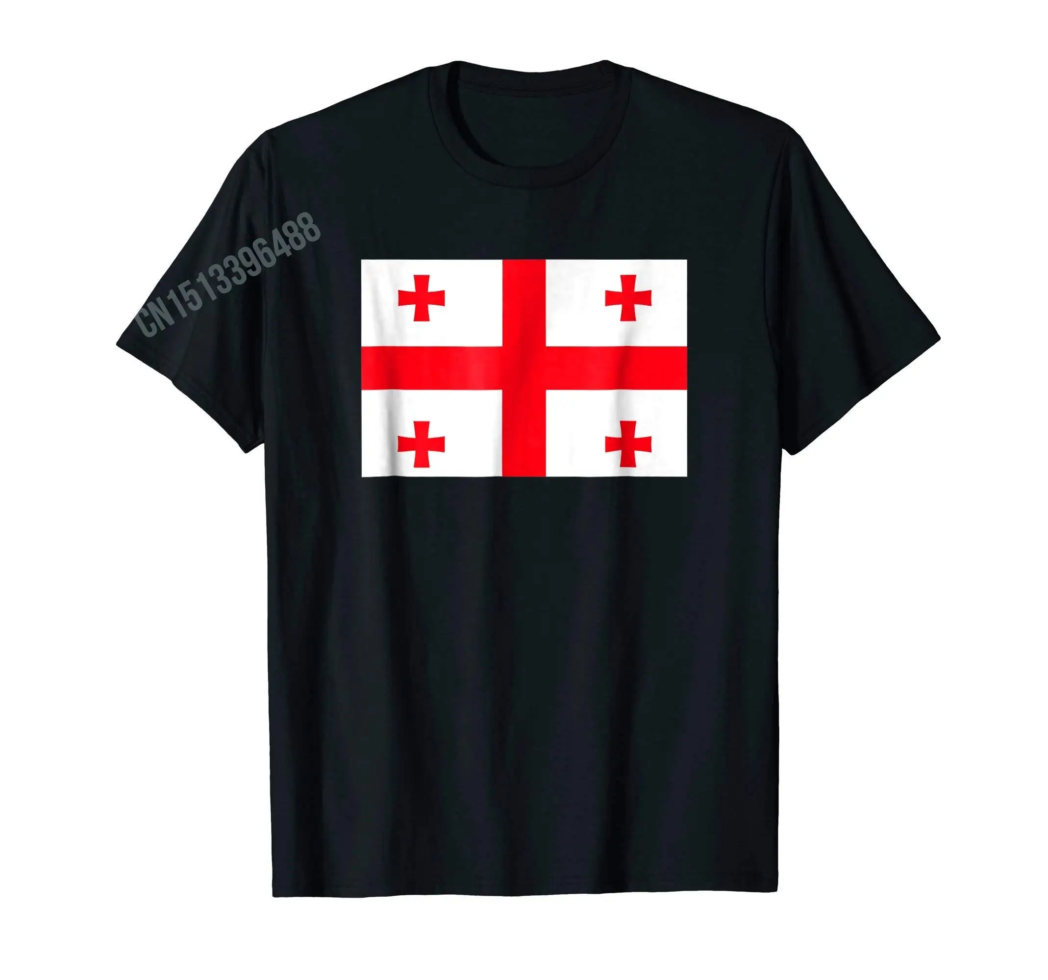 More Design Republic of Georgia Flag Cool Georgian T-Shirt For Men Women T Shirt Hip Hop Tops Cotton Tees