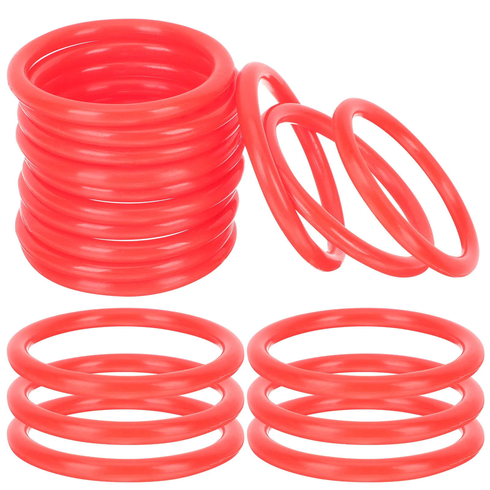 

24Pcs Toss Ring Game Colorful Outdoor Tossing Set Party Carnival Rings Fun Game for Kids Hand Eye Coordination