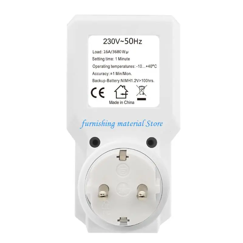 Y5GD Timing Controller Programmable Countdown Time Switches LCD Display Programmable Timer Socket Energy Saving Enduring