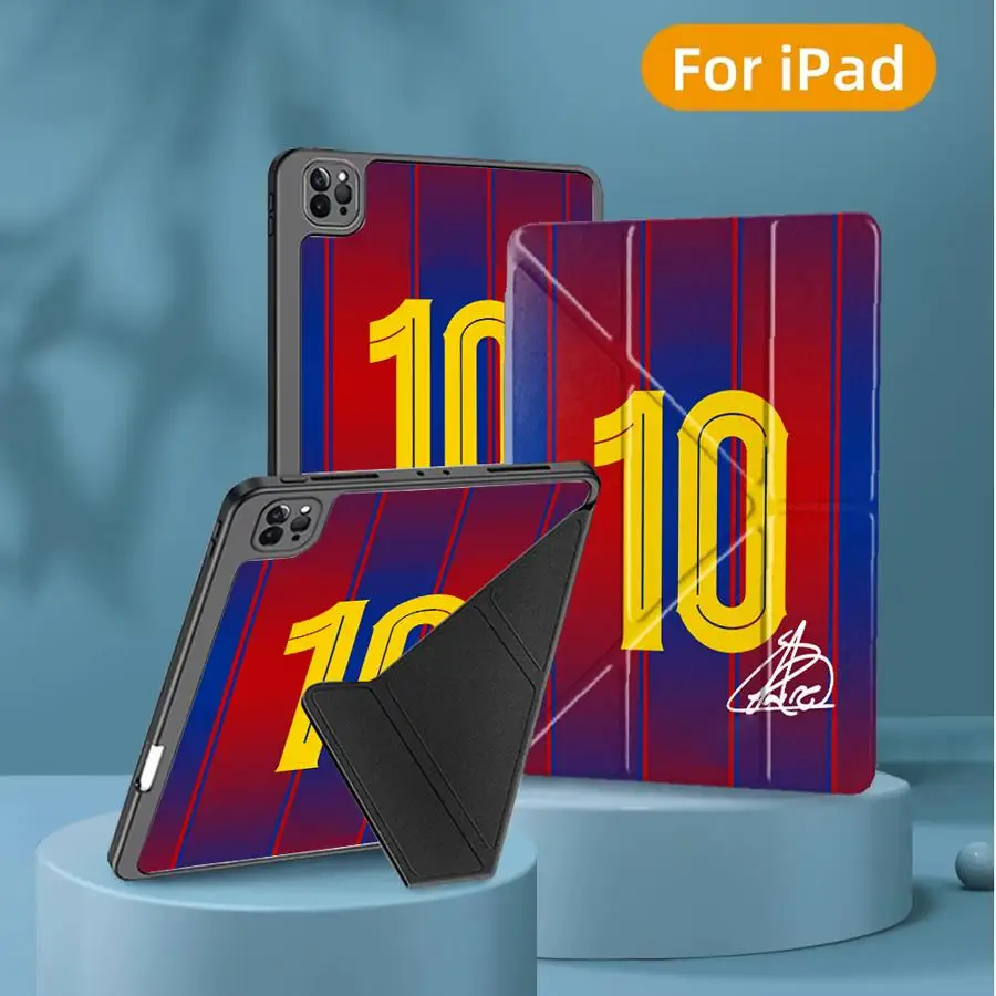 

Stripe Number 10 Holder Cover Tablet Case For iPad Mini 6 7 Air 4 5 M3 M2 M4 11inch Pro 2025 Pro 11th 10th 9th 8th 7th 12.9inch