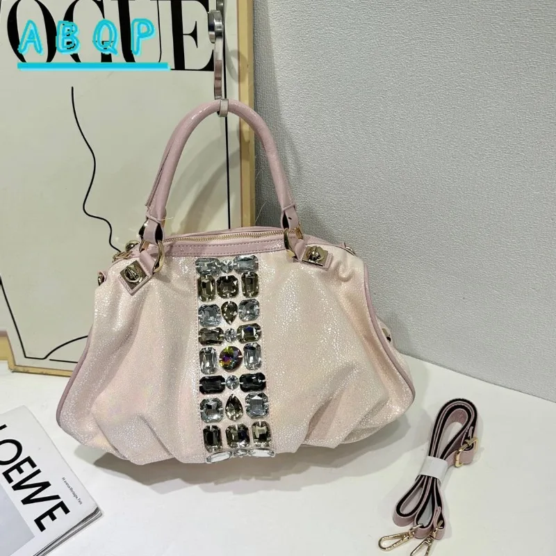 New Women's Diamond Handbag Luxury Brand Diamond Women's Shoulder Crossbody Bag Dinner Shiny Fashion Women's Bag High Quality