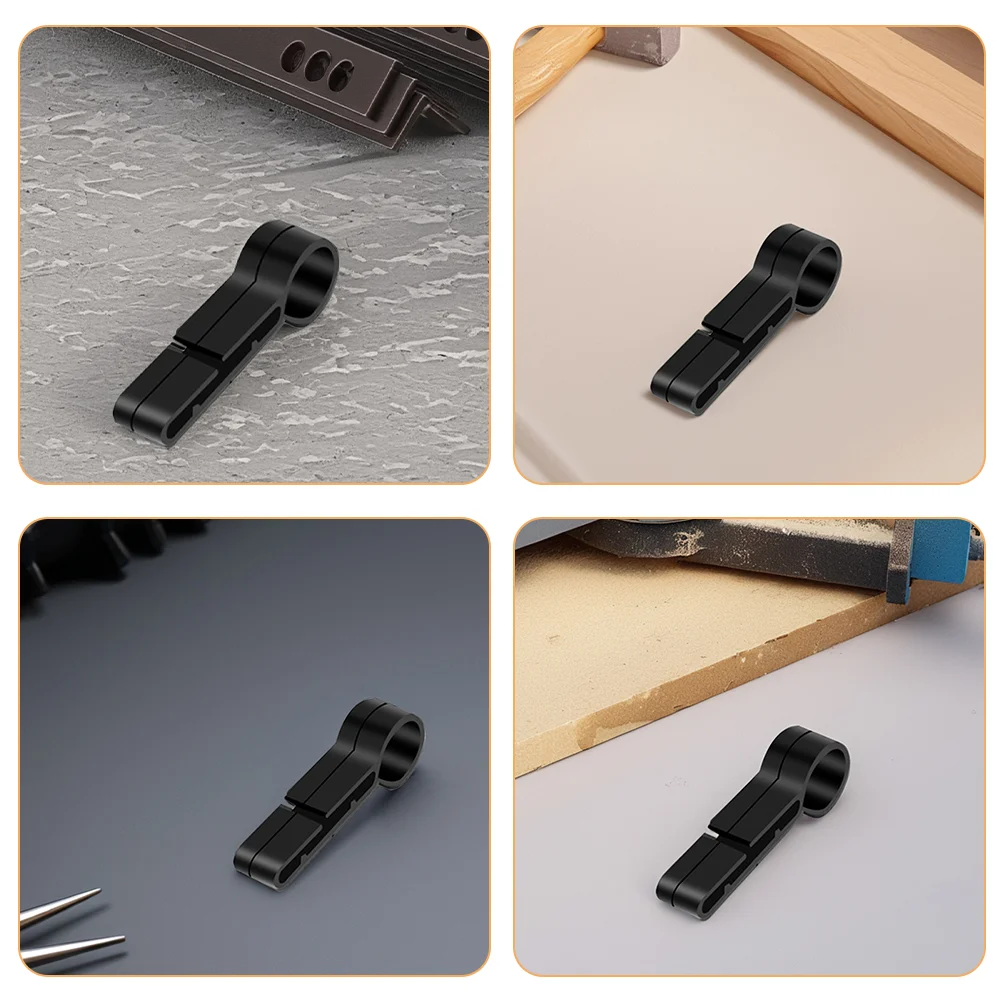 20 Pcs 안전 미끄럼 방지 버클 하드 모자 라이트 마운트 후크 헤드 라이트 Hardhat 야외 경량 Abs 클립 작업