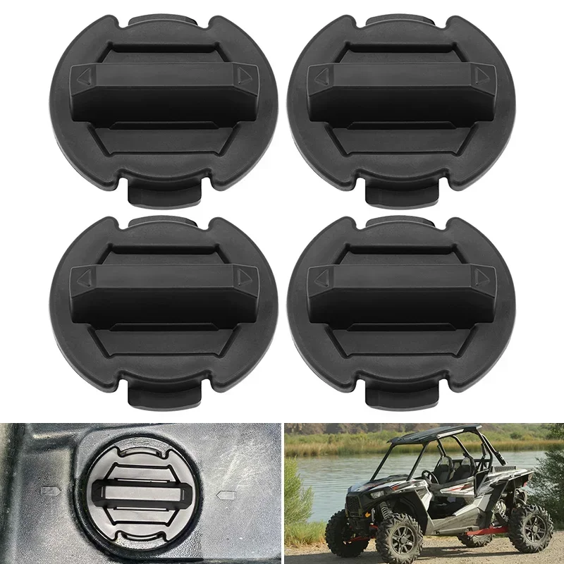 4pcs For Polaris Car Floor Drain Plug Replacement Spare Part Auto Accessories For Polaris RZR 900/XP 1000/Turbo/General 1000