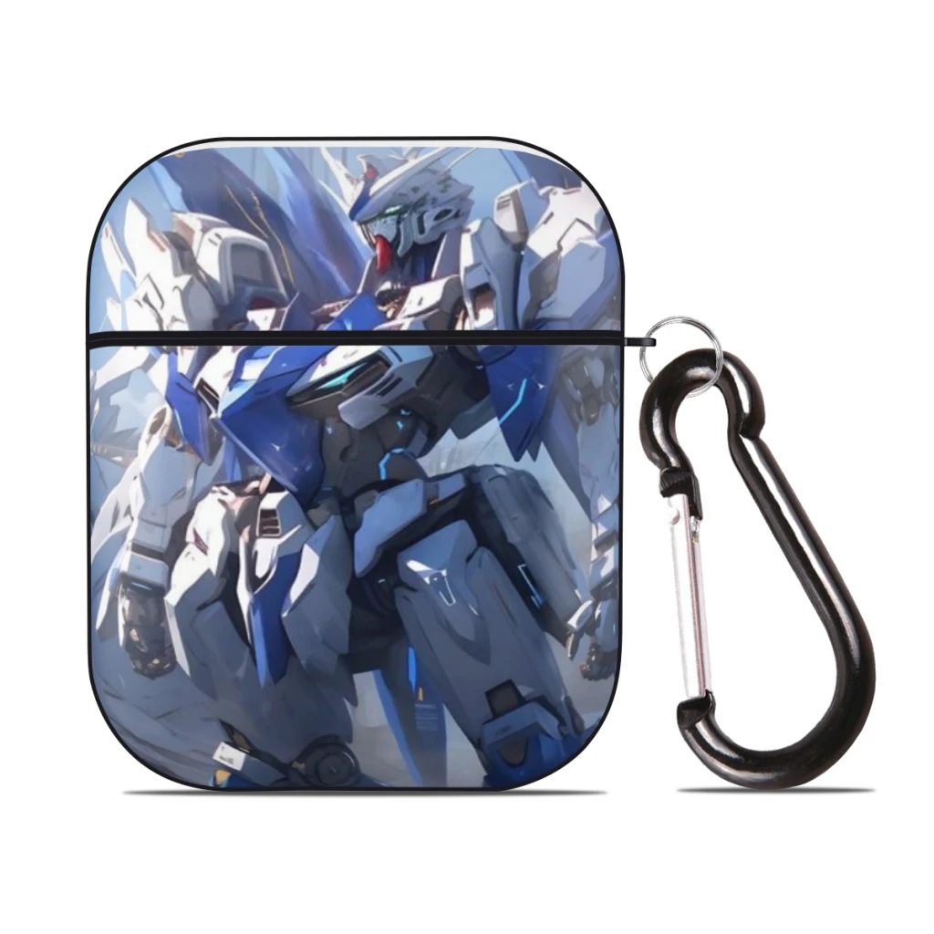 

AirPods Case Cover,Hard PC Protective Cover with Buckle, Compatible with Apple AirPods 2nd 1st Generation Charging Case, Gundam