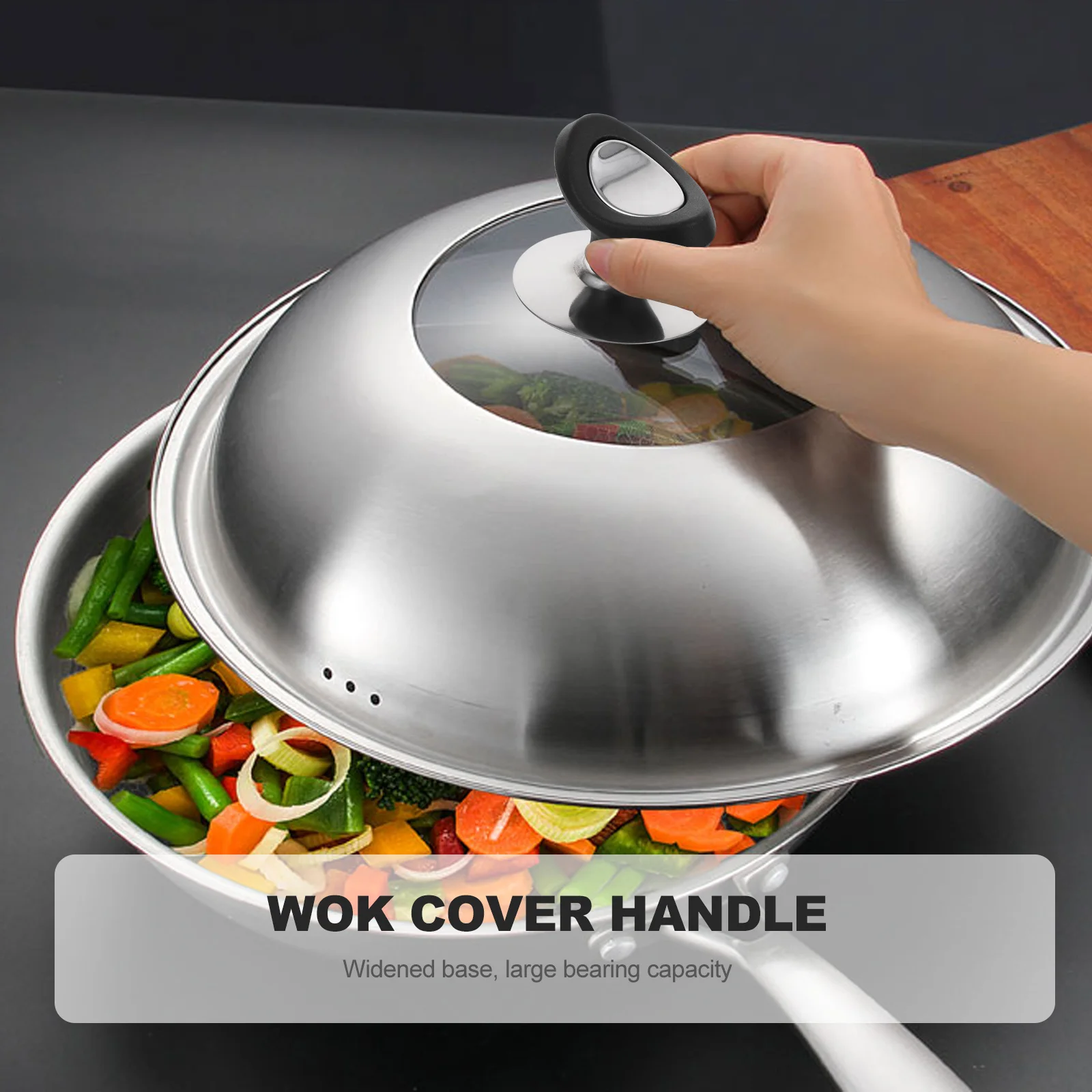 

6pcs Universal Pot Lid Knob High Temperature Resistant Non-Slip Cookware Handle For Pans Pots Woks Soup Steaming Lids Kitchen