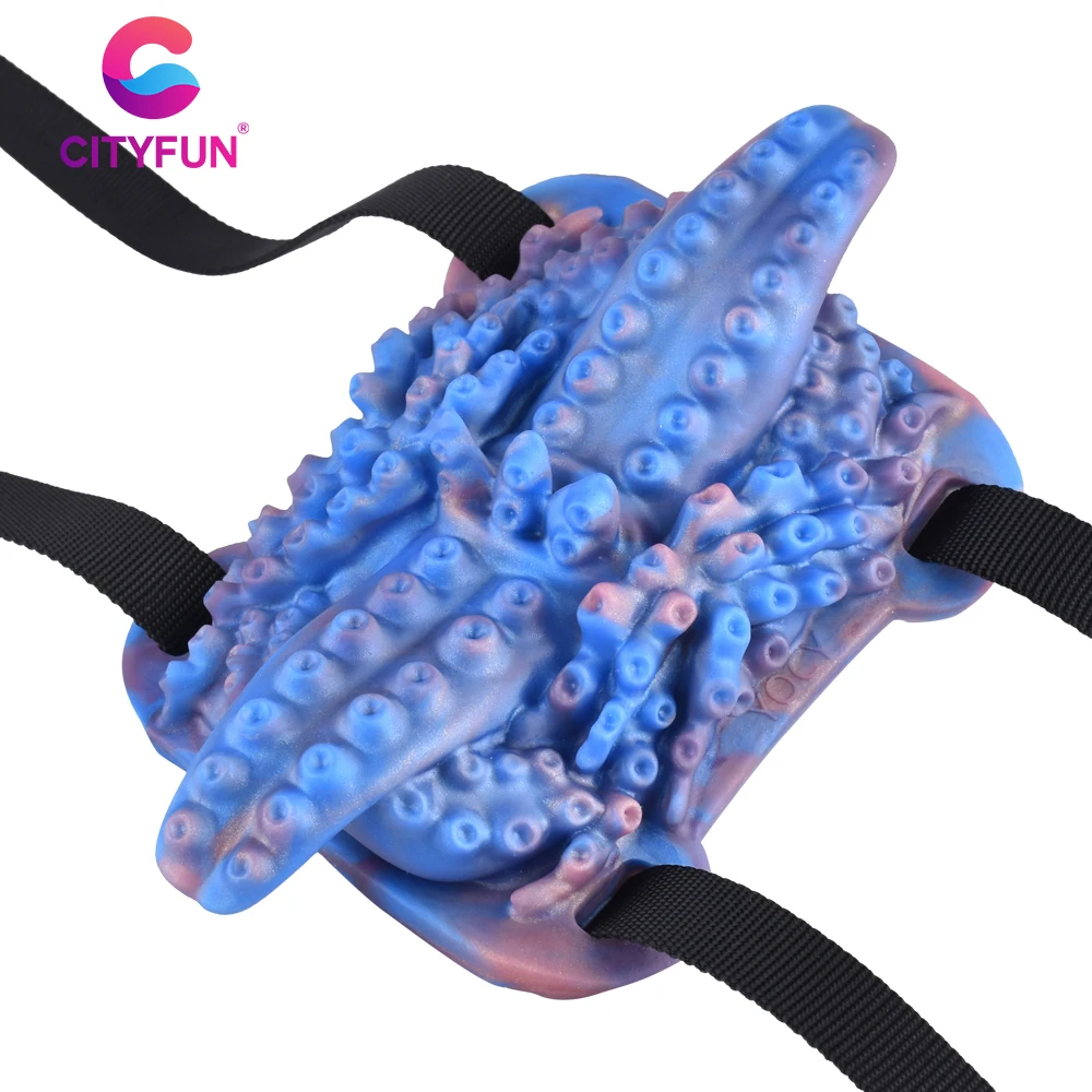 

CITYFUN Fantasy Octopus Monster Sex Grinder Toys Silicone Strapon Female Masturbators G-Spot Stimulation Adult Supplies Women