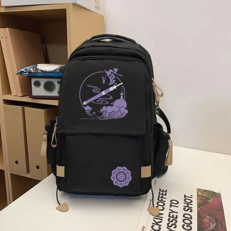 29 × 20 × 46 سم أسود أبيض أحمر أزرق، غراند ماستر من زراعة الشيطاني، مو داو زو شي، أنيمي، حقائب مدرسية، حقائب ظهر، بنات #3