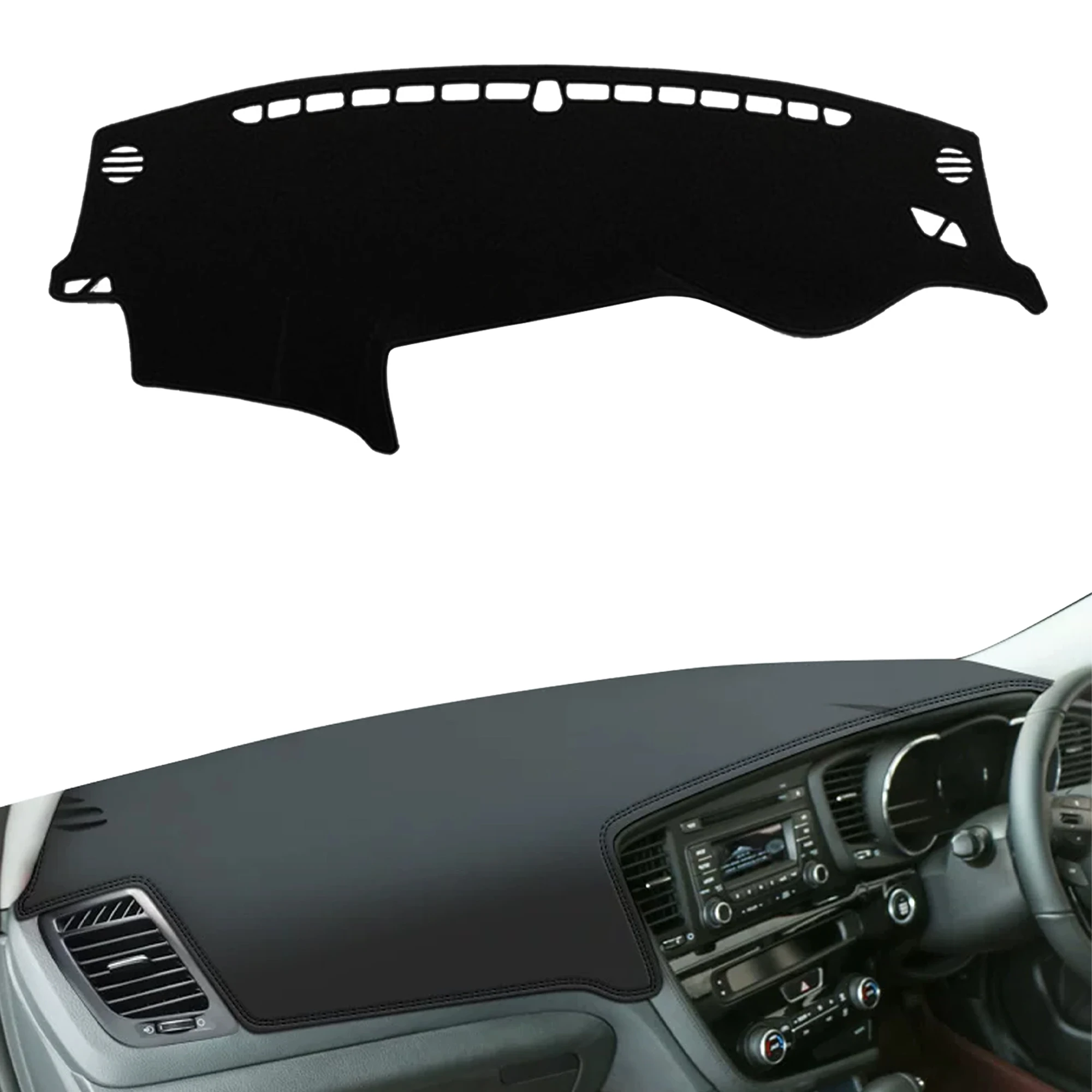 for KIA K5 Optima 2010-2013 2014 2015 Anti-Glare Dashmat Dashboard Cover Dash Mat Sun Block Anti-UV Non-Slip Car Protector Mat