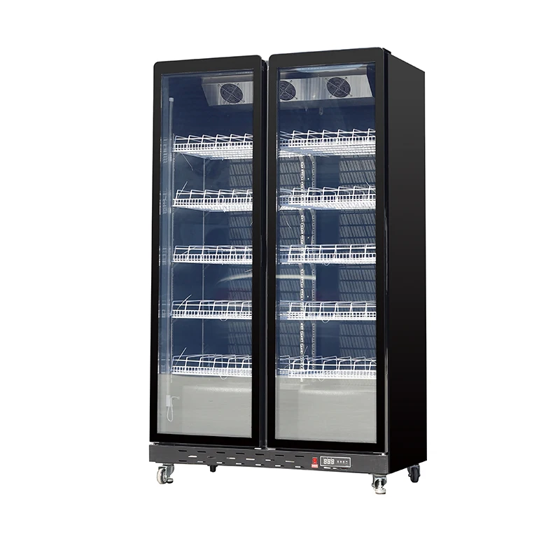 Commercial Chiller Shop Commercial Bar with Led Freezer Wine Beverage Refrigerated Display Cabinet