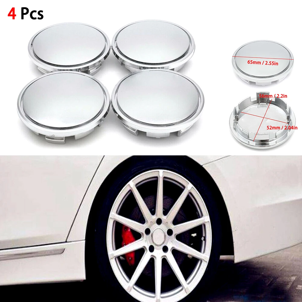 

4pcs Wheel Center Rim Hub Caps 65mm Diamete Car Wheel Center Caps Tyre Rim Hub Cap Cover ABS Plastic Wholesale Replacement Part