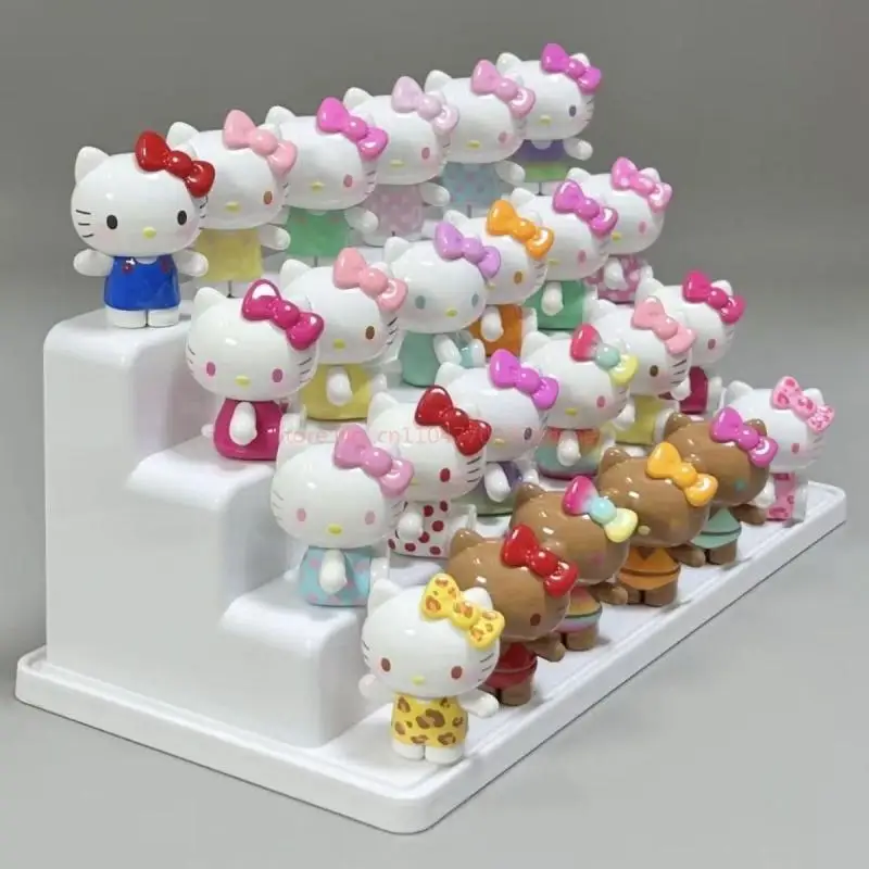Sanrio Hello Kitty Summer Rainbow Candy Series Blind Bag Blind Box Cute Mini Figurine Desktop Decor Collectible Gift For Women view 6