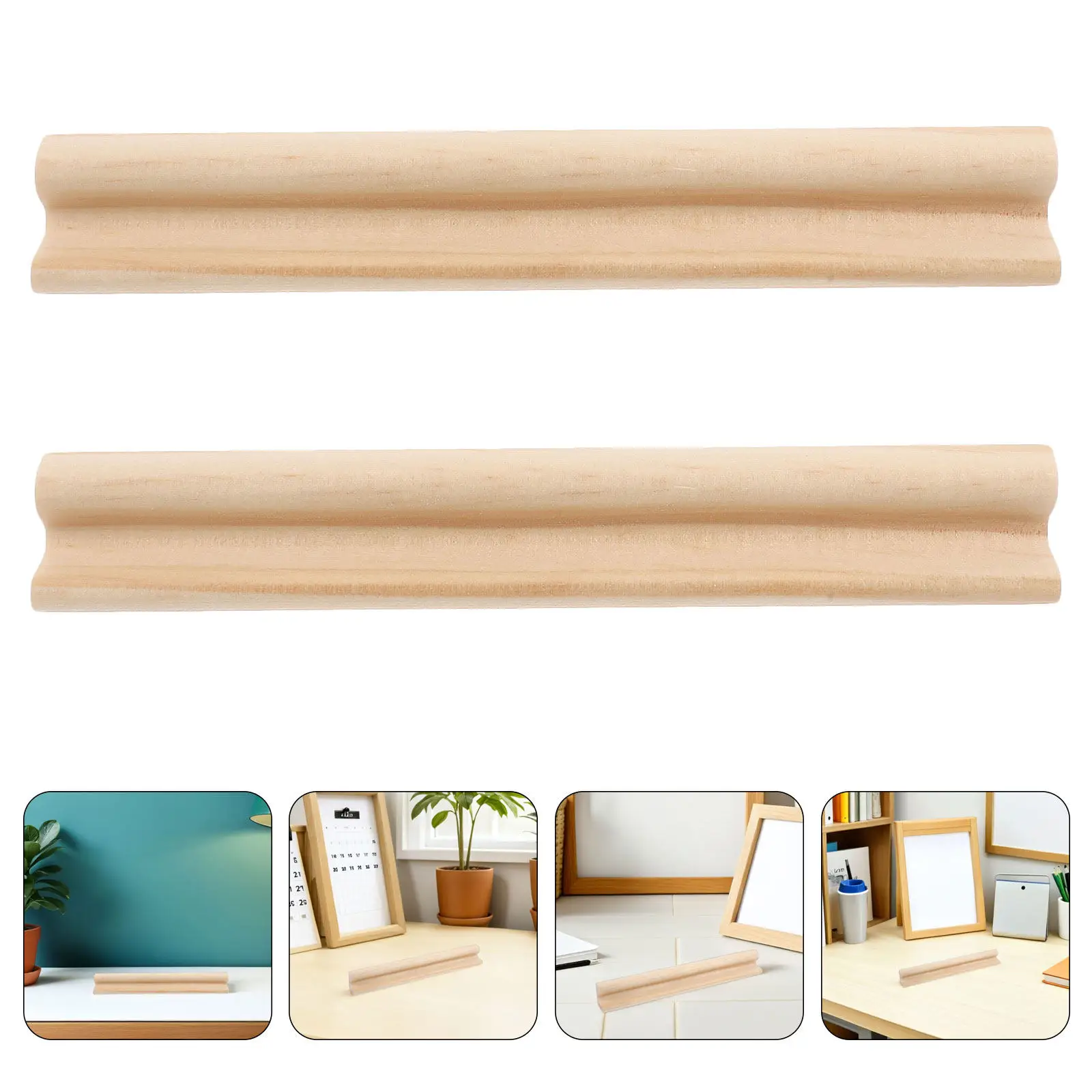 

10Pcs Wooden Domino Tile Holders Multipurpose Board Game Tray Letter Replacement Racks Mexican Train Mahjong Organizer