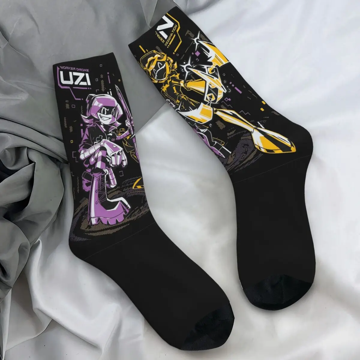

Murder Drones Stockings Pattern Fashion Socks Winter Anti-Slip Socks Men Outdoor Soft Socks