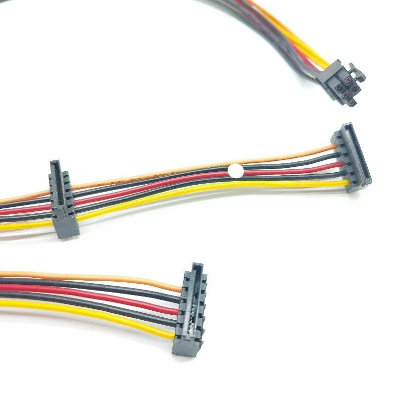 5Pin to 4-Port SATA Interface Power Cable for Dell OptiPlex 9020 7020MT T1700 CD-Rom Optical Drive Hard Drive HDD SSD 50cm
