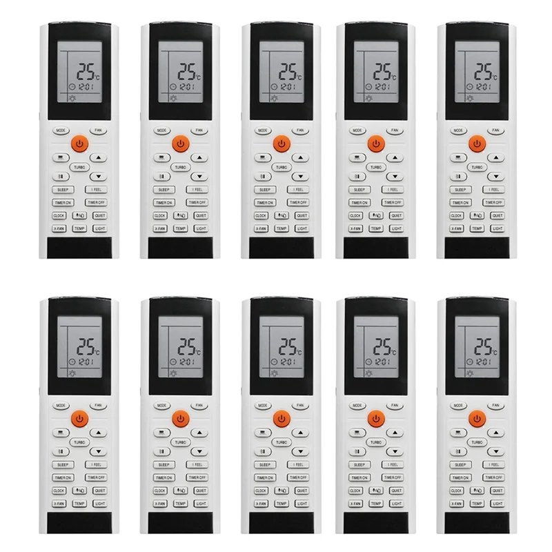 

ABGI-10X Air Conditioner Remote Control YACIFB YAC1FB YAC1FB6 YAC1FB9 For Air Conditioner Tadiran Electrolux Gree ZACS-07 HPF