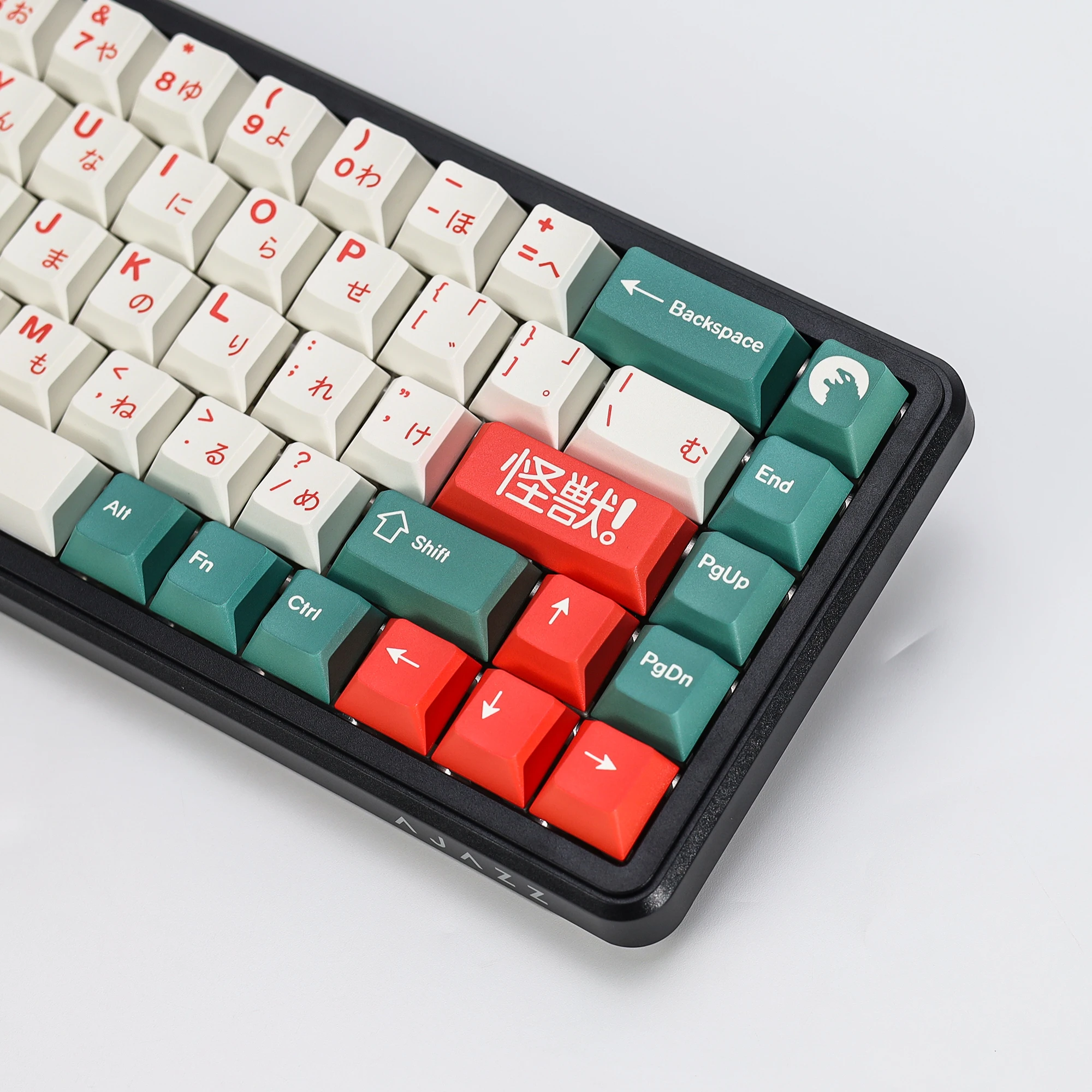 KBDiy Japanische Tastenkappen GMK Kaiju PBT 143 Tasten Retro PBT Cherry Profil Alice ISO Tastenkappen für 60% Gaming Mechanische Tastatur – Detail 14