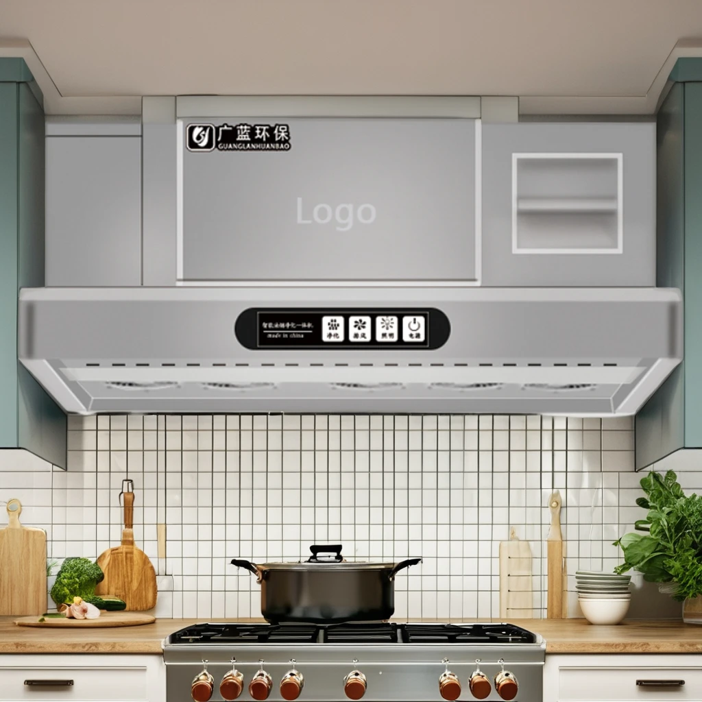 Commercial Kitchen Range Hood - Smart Range Hood with ESP for