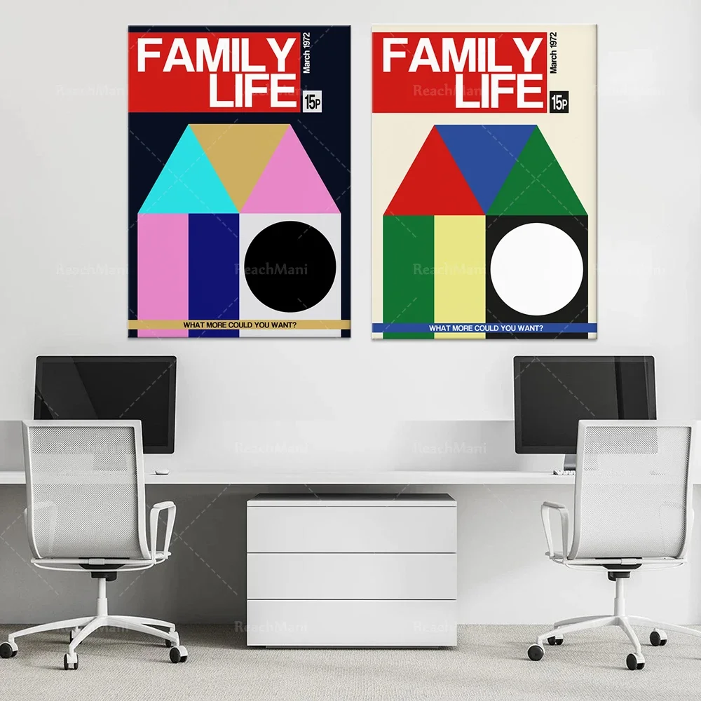 Family life art prints | Vintage typography art | High resolution stock photos | Wall decoration CLIPARTO | Dessini poster galle