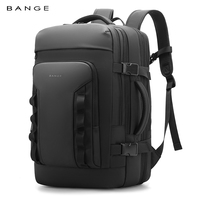BANGE New Waterproof Large Capacity Backpack Men Rucksack 40L Expandable Business Travel Bag for Men Fits in 17 inch Laptop