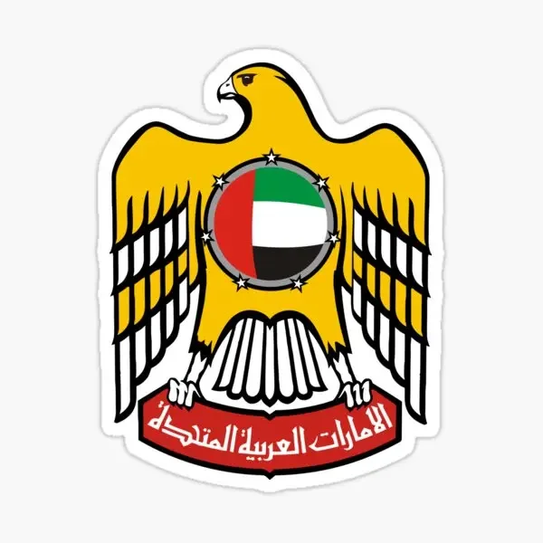 United Arab Emirates UAE Flag Eagle Stickers Car Truck Boat Bicycle Wall Table Motorcycle Off-road Racing Helmet Camper Decal