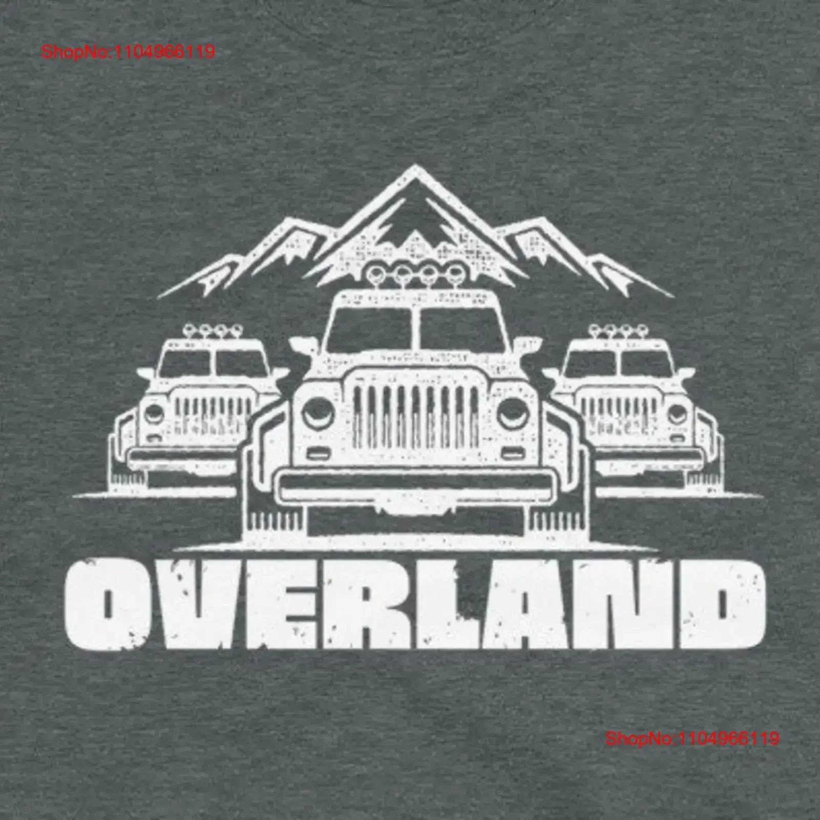 Overland camiseta todoterreno Camping al aire libre Overlanding Trail Riding vintage lavado versátil gráfico homme ligeramente