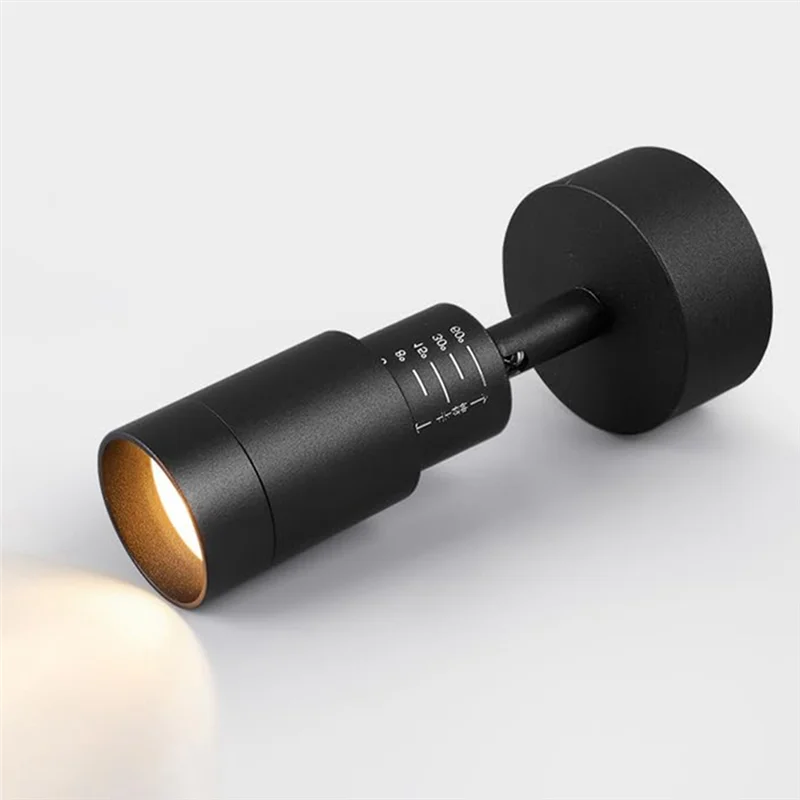 ABZL Atmosphere Atmosphere Led Spotlight Adjustable Angle Focus Spot Light Zoom 3-60 Degree Mini Small Mounted Ceiling Lamp