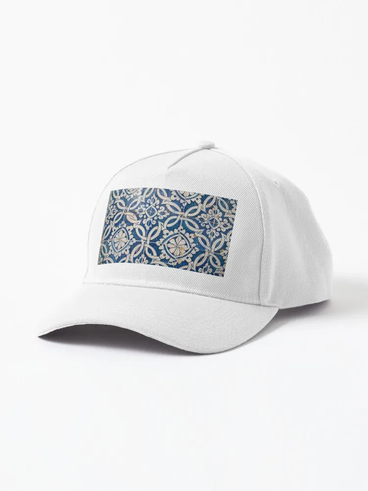 Vintage Portuguese Azulejo Cap For Women Men Hip Hop Cap Street Baseball Hat New Fashion Hat