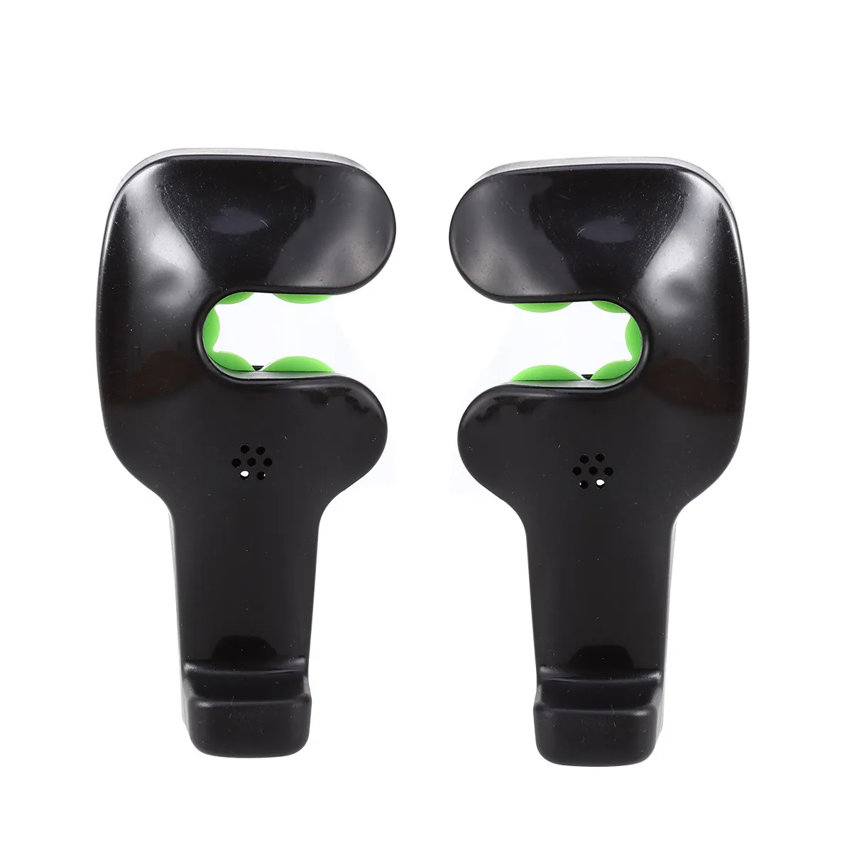 

2Pcs Car Back Seat Headrest Hanger Hooks Black ABS Auto Seat Hook Organizer for Groceries Handbags Clothes Umbrella Storage