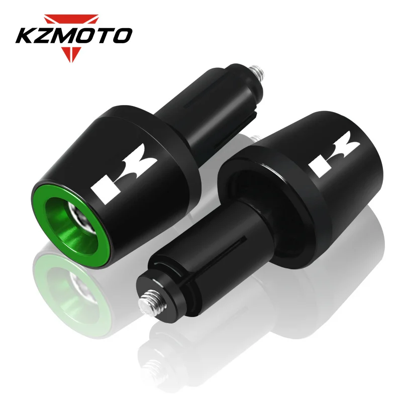 1 Pair NEW Motorcycle CNC Handlebar Ends Handle Bar Grips Plugs Caps For Z650RS Z 650RS 2021 2022 2023 2024 Accessories & z650rs