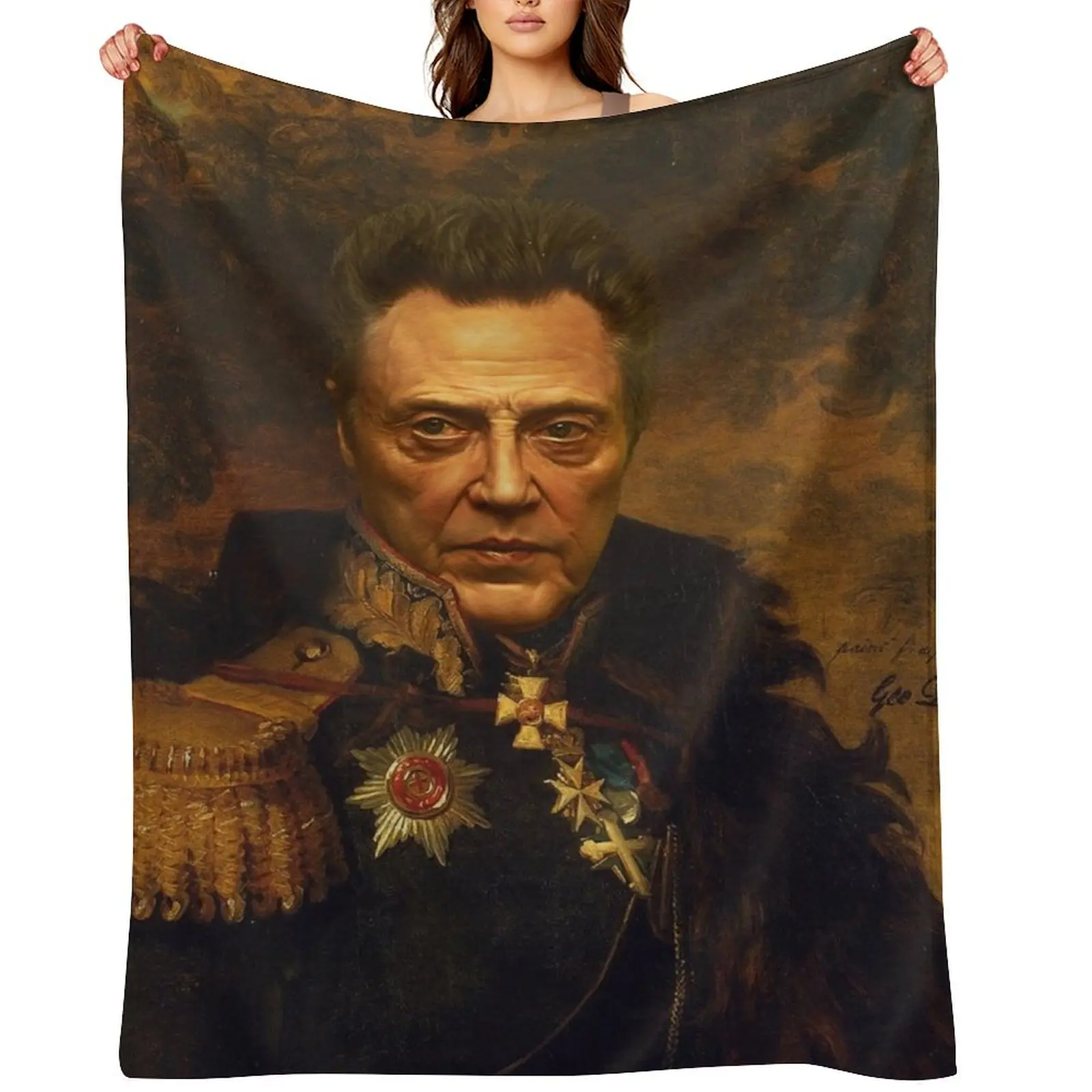 

Christopher Walken - replaceface Throw Blanket bed plaid Stuffeds for babies sofa bed Blankets