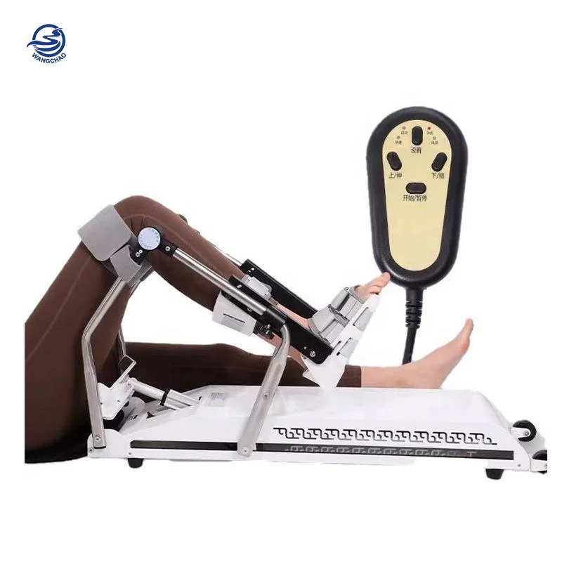 Electric Knee Joint Trainer Stroke Injury Therapy Device Leg Stretching Bending Rehabilitation Training Treatment Machine
