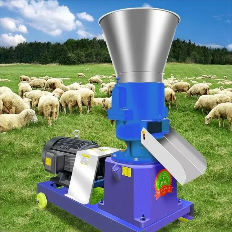 Animal Feed Processing Machinery for Poultry Farm Agricultural Equipment Forage Feed Pellet Machine