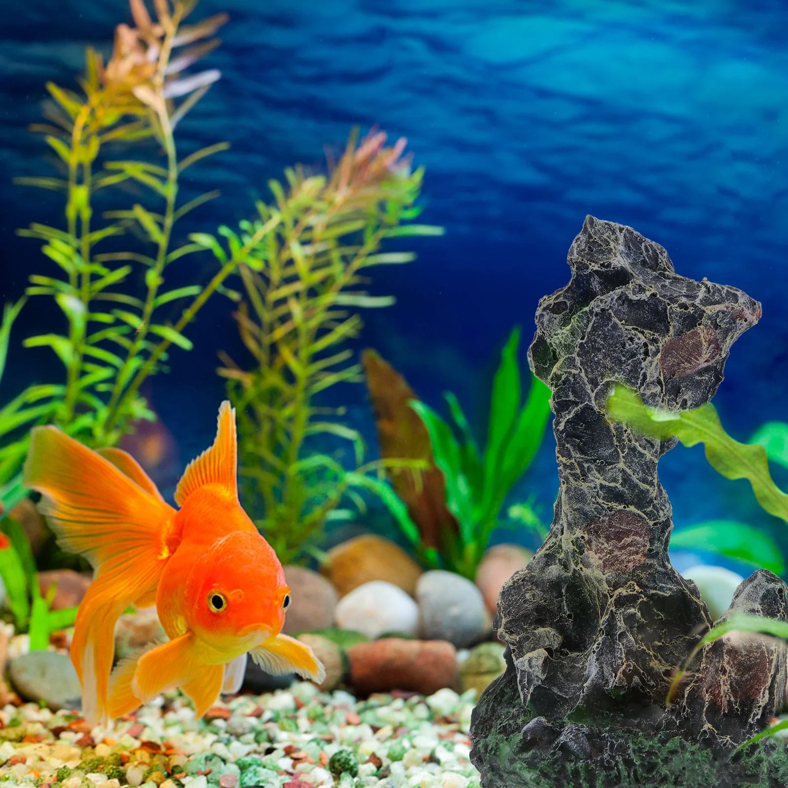 

Lifelike Resin Ornament Hiding Place for Fish Aquarium Decor Gift Idea Fish Tank Decoration Aquarium Rockery