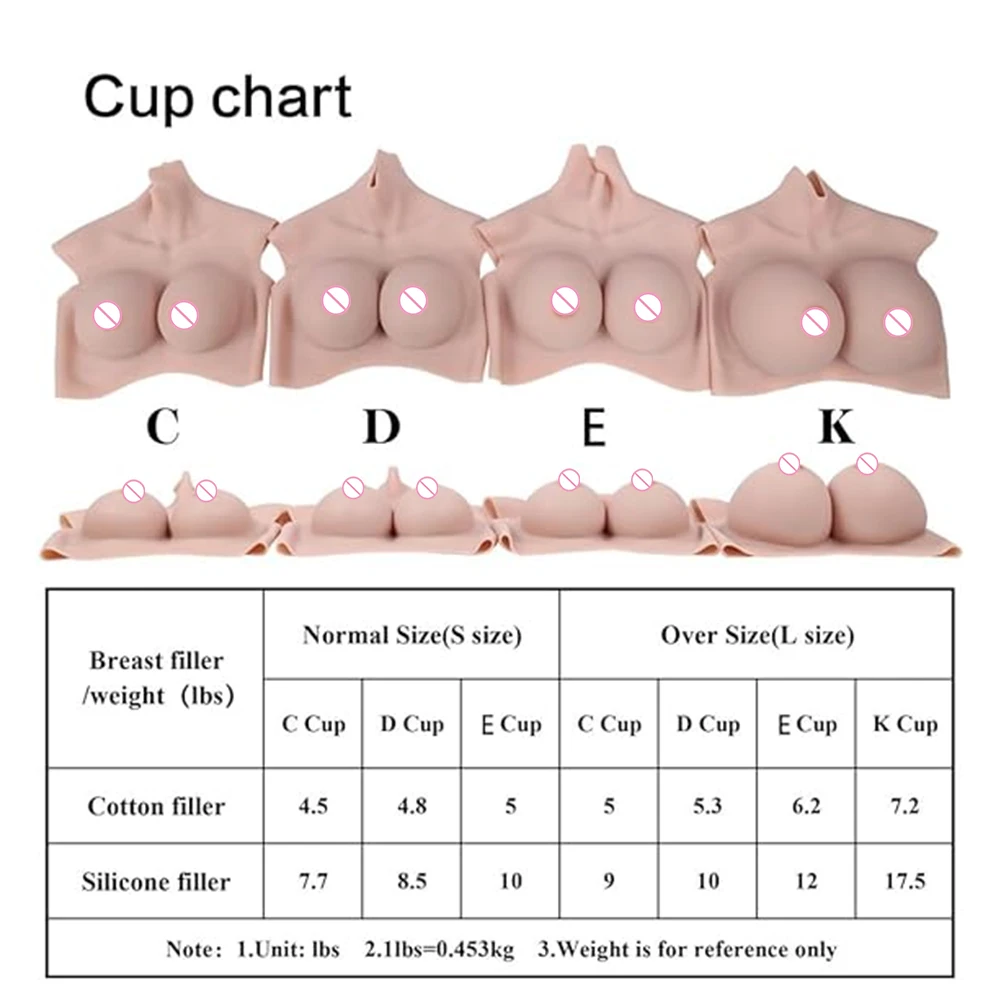 Fake Boobs For Men Silicone Filler Artificial Breast Forms Male To Female Sissy Crossdresser Mastectomy Cosplay Sexcy props