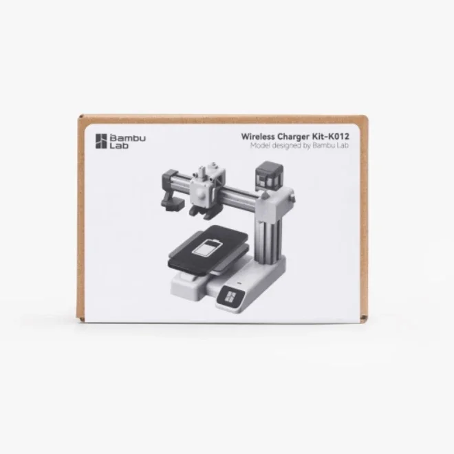 Original Bambu Lab K012 3D printer wireless mobile phone charger creative model component  3D printing DIY creative gifts