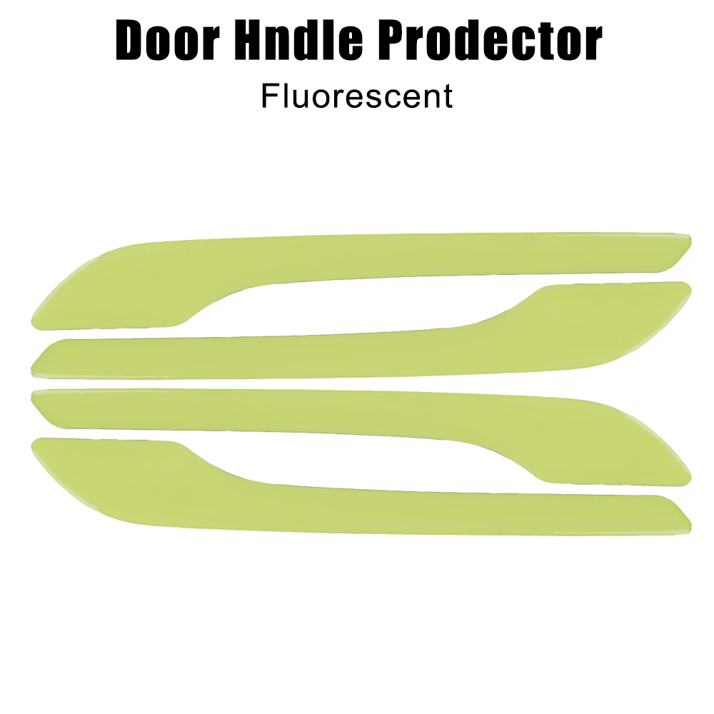 Protector Sticker Door Handle Cover Auto Styling Accessorie Car Sticker 2022 Luminous Handle Kit For Tesla Model 3 Model Y