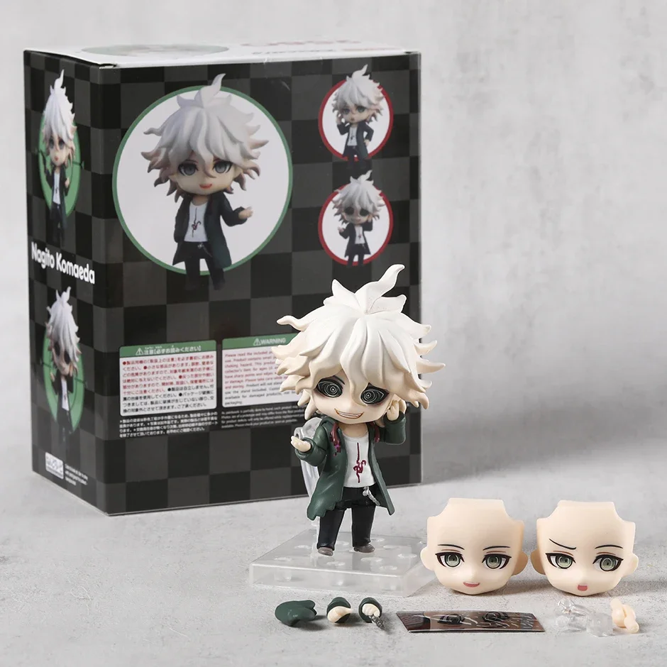 Danganronpa 2580 Nagito Komaeda Q Anime figurine modèle jouet visage changement assemblage jouets mignons