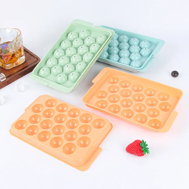 20 grid  ice making cell mold with cover spherical shape