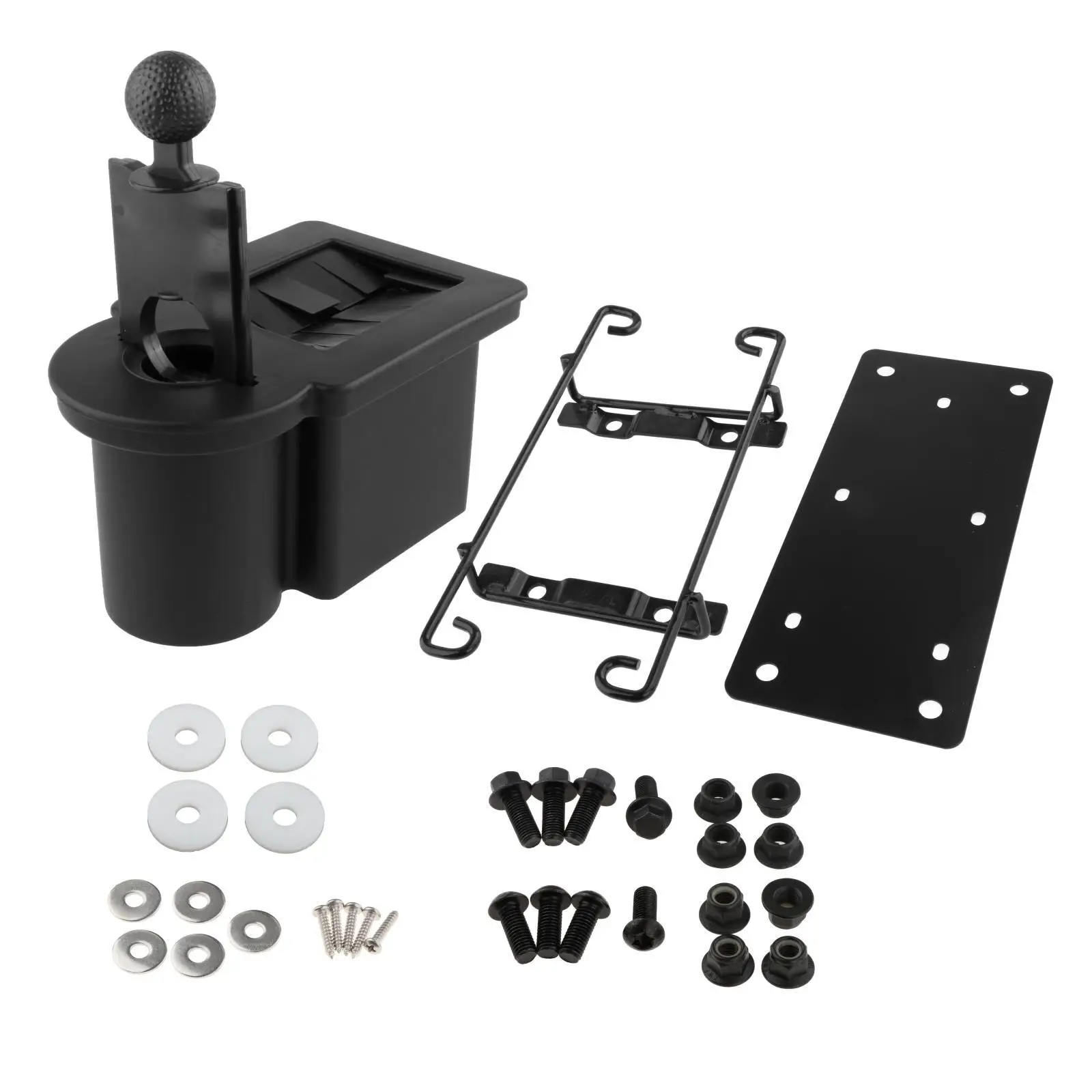 Golf Cart Ball Washer with Double Cleaning Slots Golf Club Head Cleaner Bucket Golf Cart Accessories for Golf Supplies Practice