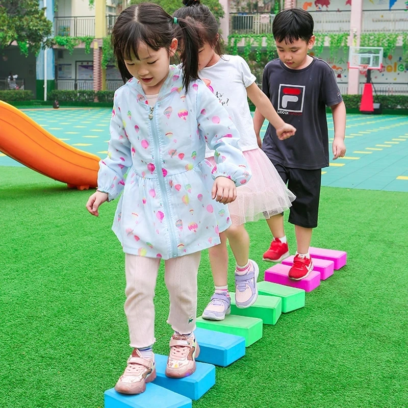 Kids Safety Foam Blocks Stepping Stones EVA Gym Blocks Games Sports Entertainment Toys Brinquedos Infantil Menina Dance brick