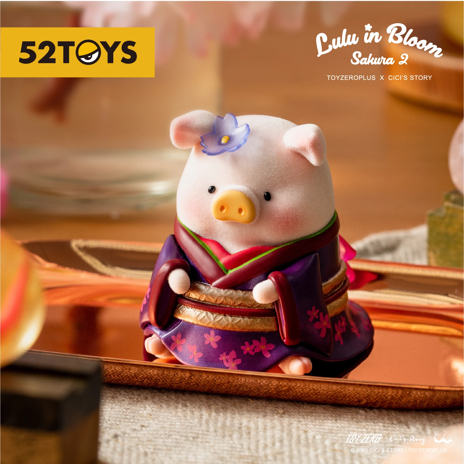 

Original Lulu Canned Pig In Bloom Sakura Hanami Series Blind Box Toys Kawaii Action Figure Model Doll Girls Gift Mystery Box