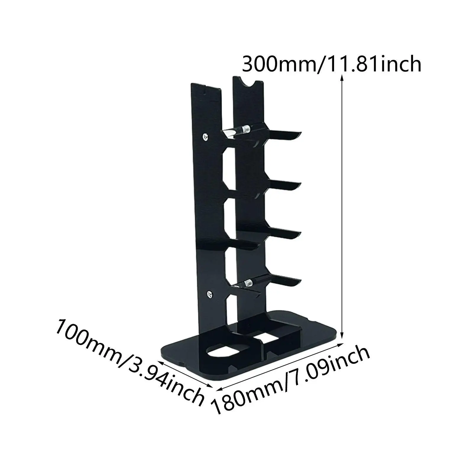 Wall Mounted Acrylic Knife Display Stand Rack for Pocket Knives Kitchen Knife Storage and Organization view 6