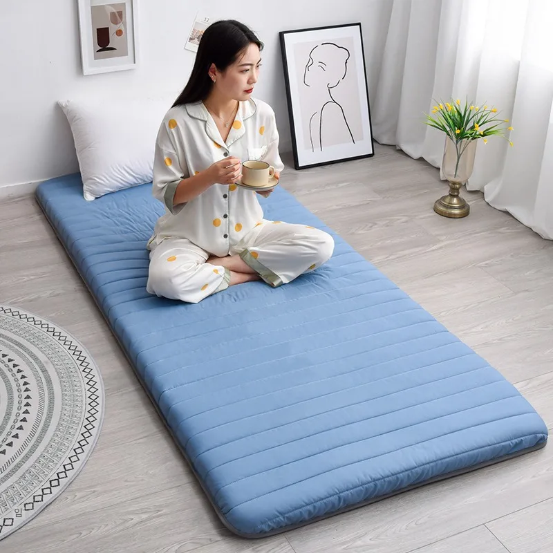 Colchón antideslizante para dormir, colchón individual, cojín especial para dormitorio individual, estera de esponja para el hogar, estera plegable para dormir en el suelo