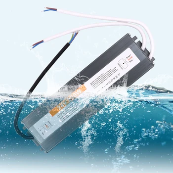 12V 24V Waterproof LED Power Supply IP67 30W 60W 100W 200W 300W 400W 500W AC DC Converter LED Driver Lighting Transformer