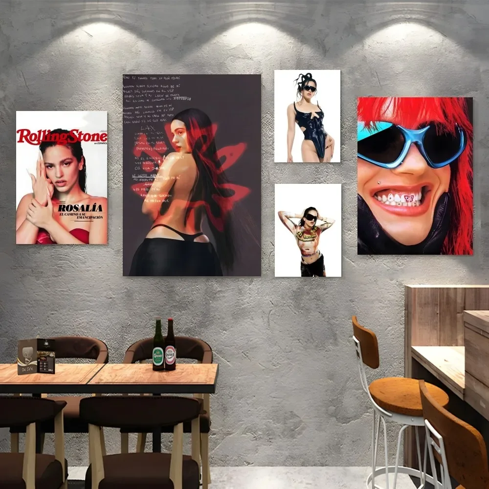 

Rosalia Spanish Singer Poster Prints Wall Painting Bedroom Living Room Wall Bar Restaurant Sticker Small