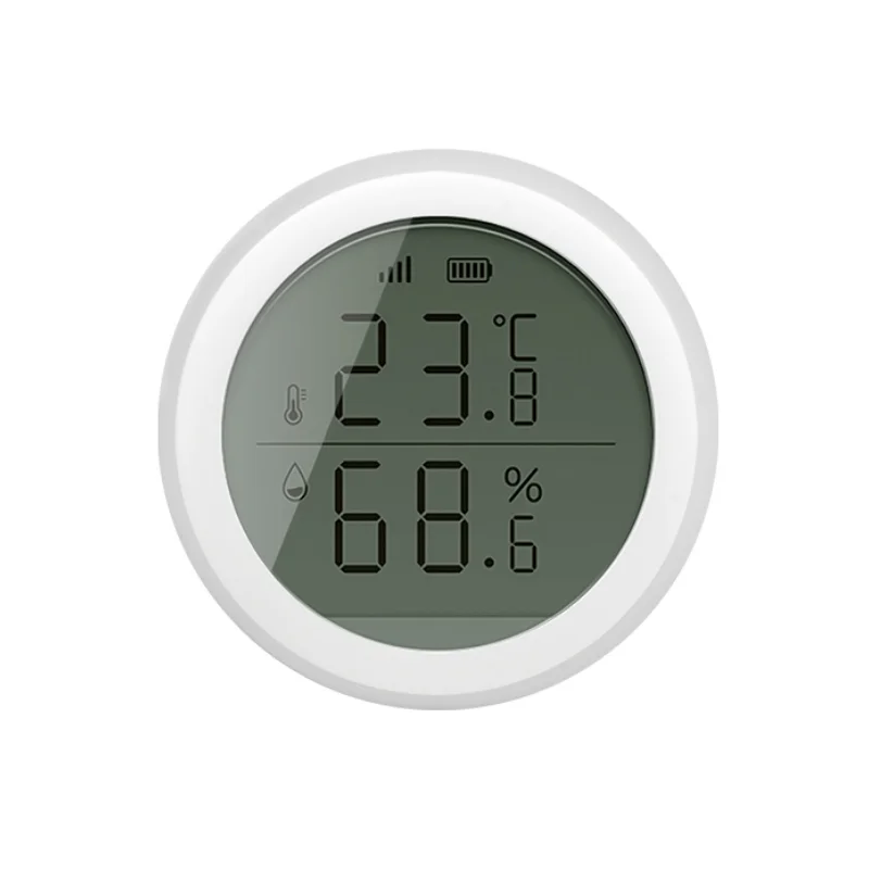 Tuya ZigBee temperatuur- en vochtigheidssensor met LCD Smart life APP Google Alexa Spraakbesturing Ondersteuning Multi-mode gateway-optie - afbeelding 2