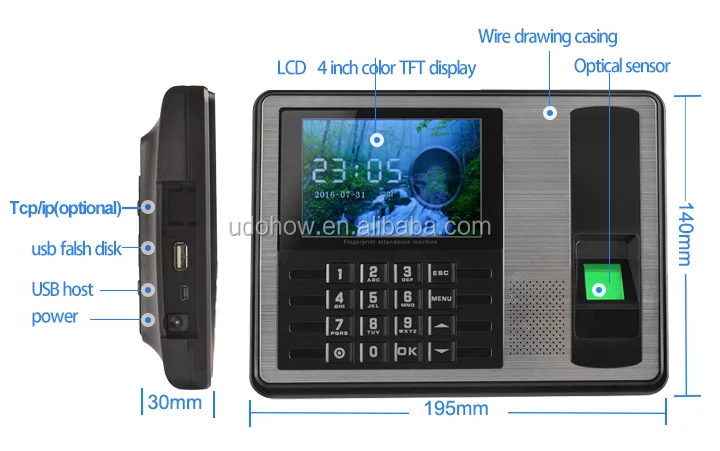 Biometric SensorsHome SecurityFingerprint AttendanceEmployee Time Recording System