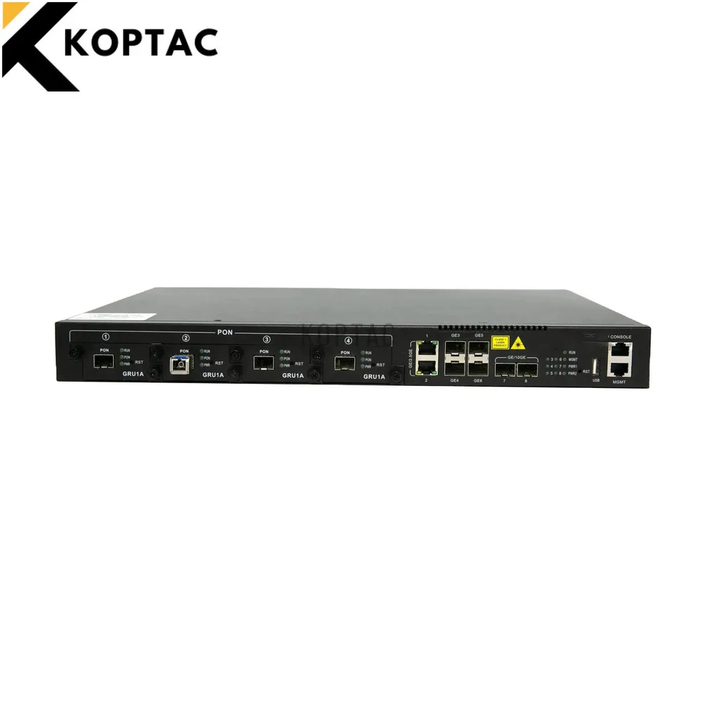 

8-портовое оптоволоконное оборудование OLT высокой емкости EPON Решение GPON FTTH с 8 портами Продукт OLT большой емкости