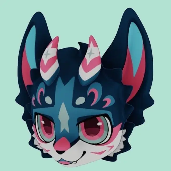 3D Printing Realistic Style Kemono Fursuit Headbase Furry Cosplay Costumes Accessories Cosplay Kigurumi Base Mask Kemono